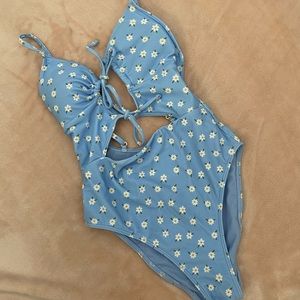 Hollister Floral One Piece Swimsuit